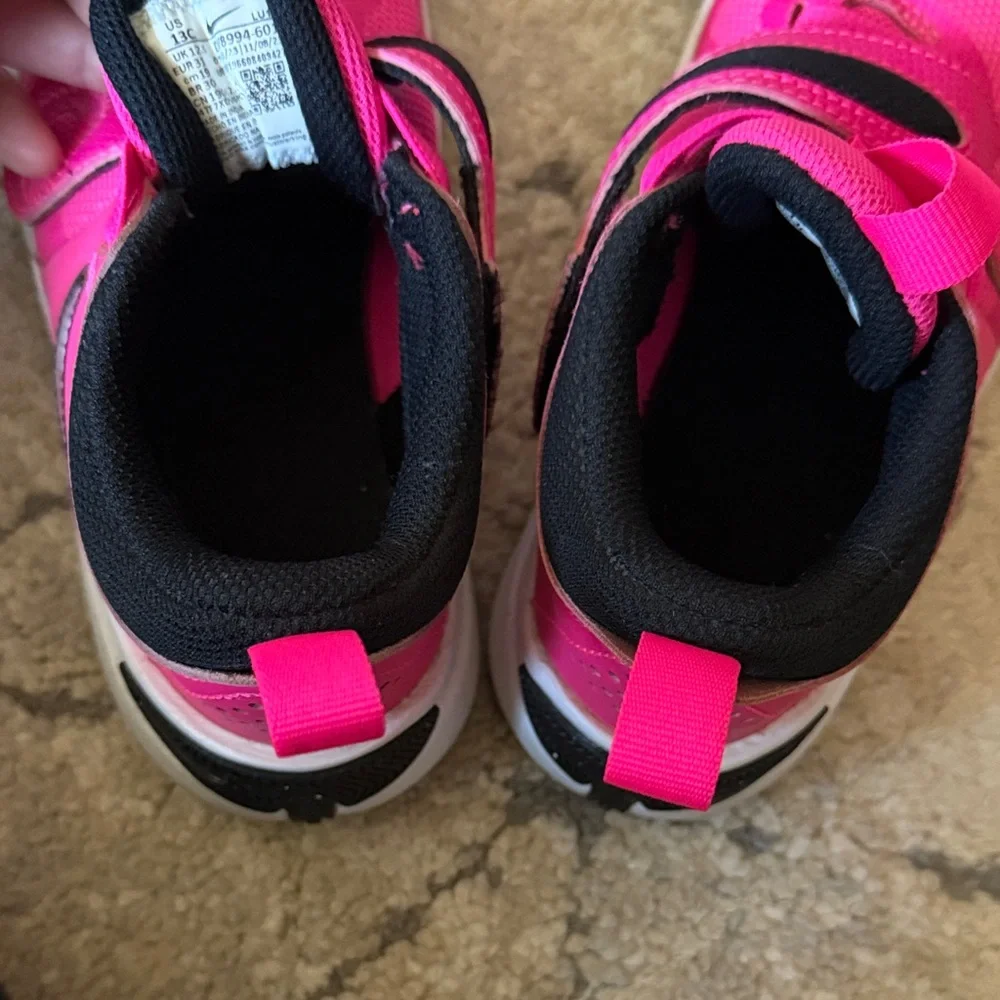 Nike kids pink and Black Sneakers